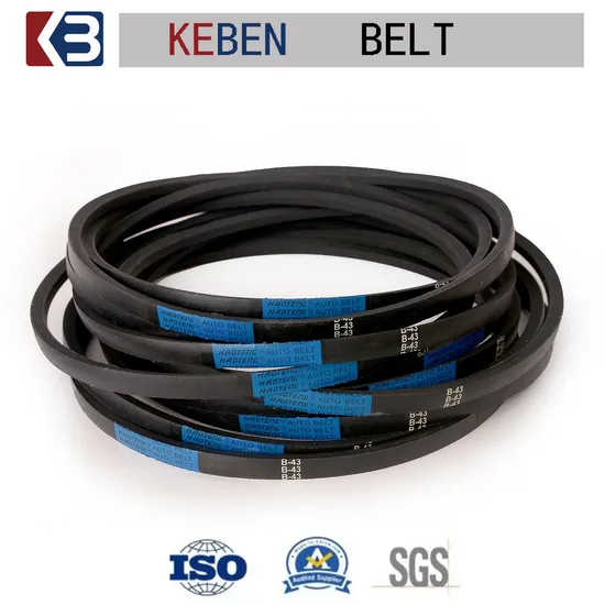Transmission Triangle V Belt Rubber Fan Wrapped Narrow Banded Joint V Belt